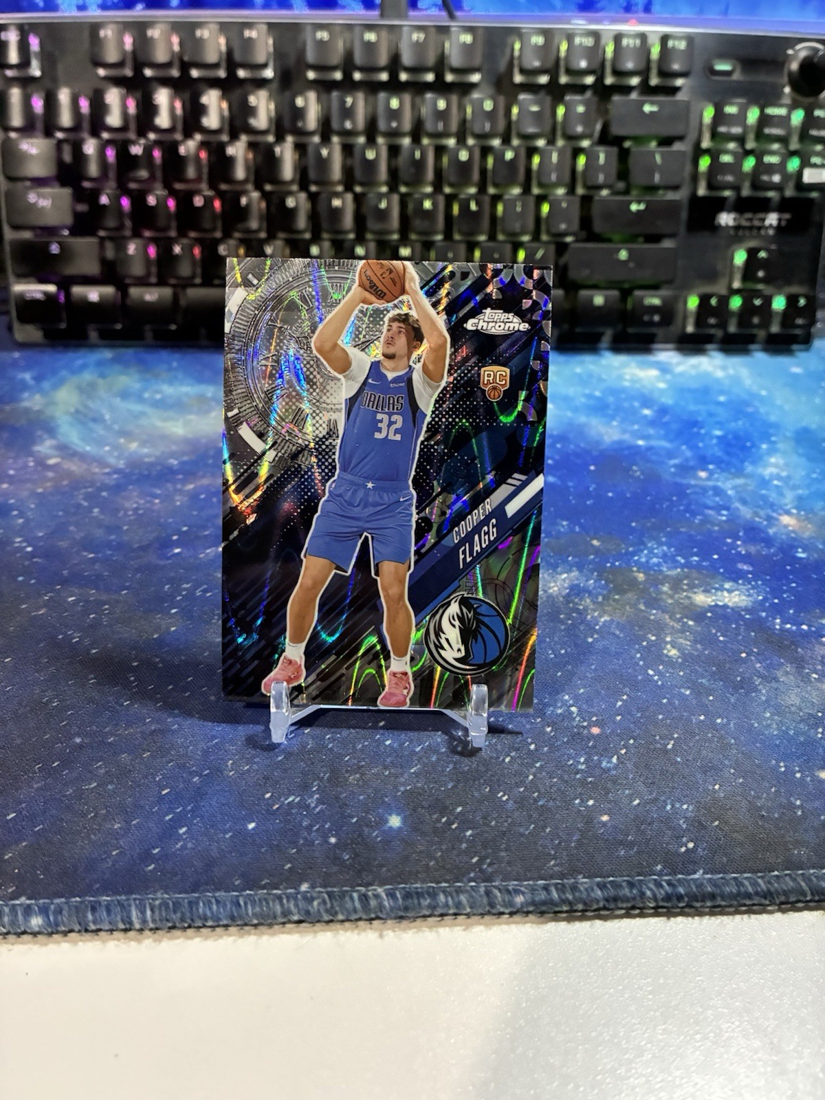 2025-26 Topps Chrome Basketball Cooper Flagg Go Time Raywave  SP