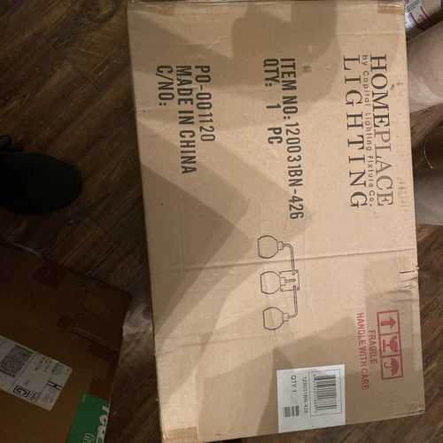 HomePlace by Capital Lighting Tanner 3 Light Vanity, Nickel - 120031BN-426 - Picture 2 of 2