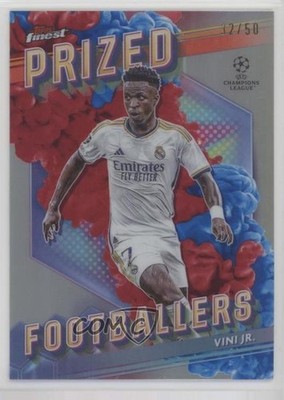 2023-24 Topps Finest UEFA Club Competitions 32/50 Vinicius Junior Vini Jr 6ns