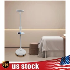 Floor Stand Rolling Magnifier with LED | 16X Glass Magnifying Light with Wheel