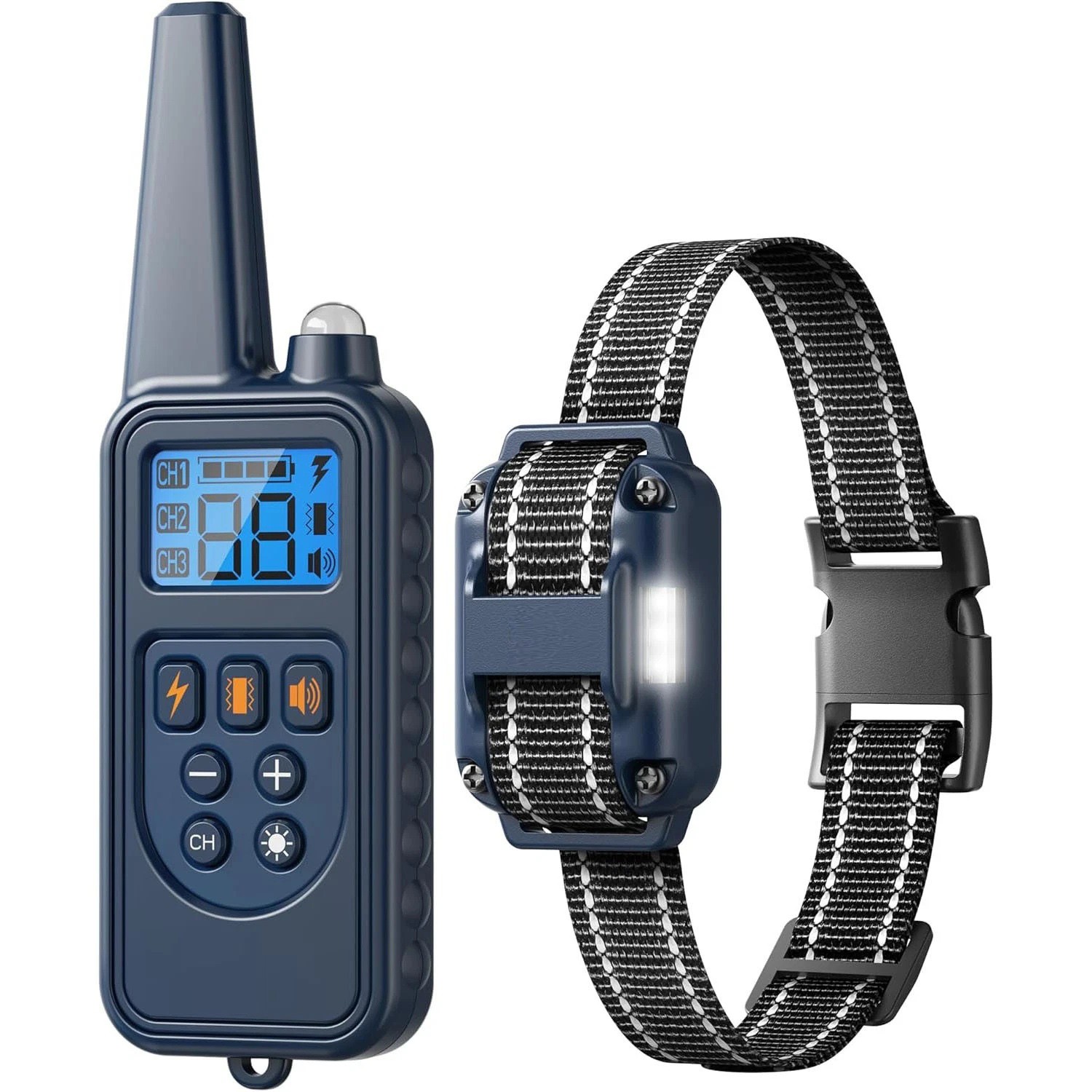 2600 FT Dog Training Collar Rechargeable Remote Shock PET Waterproof US Trainer