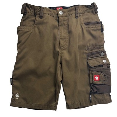 Engelbert Strauss Brown Cordura Cargo Work Shorts Womens 26 Waist 146 UK 11-12