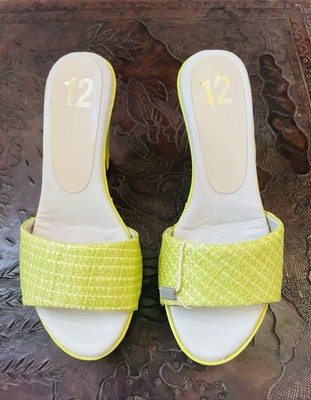 TSD12 Women's US 5.5/EU 36 Chartreuse Clog - MSRP $219
