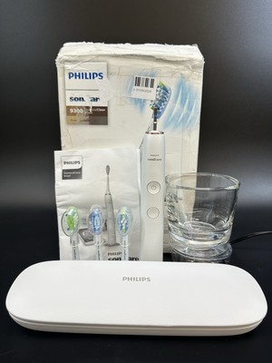 Philips Sonicare DiamondClean 9300 Smart Toothbrush Rose Gold Brush Heads New