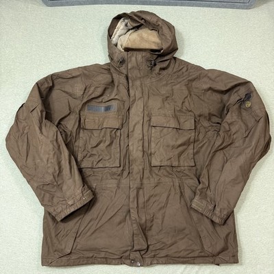 Burton Ronin Jacket Mens Size 2XL Brown Snowboarding Skiing Hooded Jacket Coat