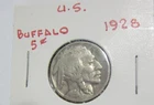 1928 P US 5 Cent Buffalo 5c coin  Nickel Indian Head 📷 📸AS PICTURED 📸📸