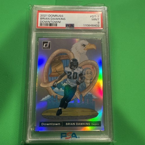 Brian Dawkins #DT-7 2021 Panini Donruss Downtown card