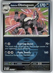 Galarian Obstagoon (Dusk Ball) 132/217 Ascended Heroes Reverse Holo