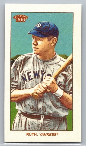 Babe Ruth T 206 2021 Topps 206 Babe Ruth New York Yankees Mini Wave 10 # 1602 | eBay