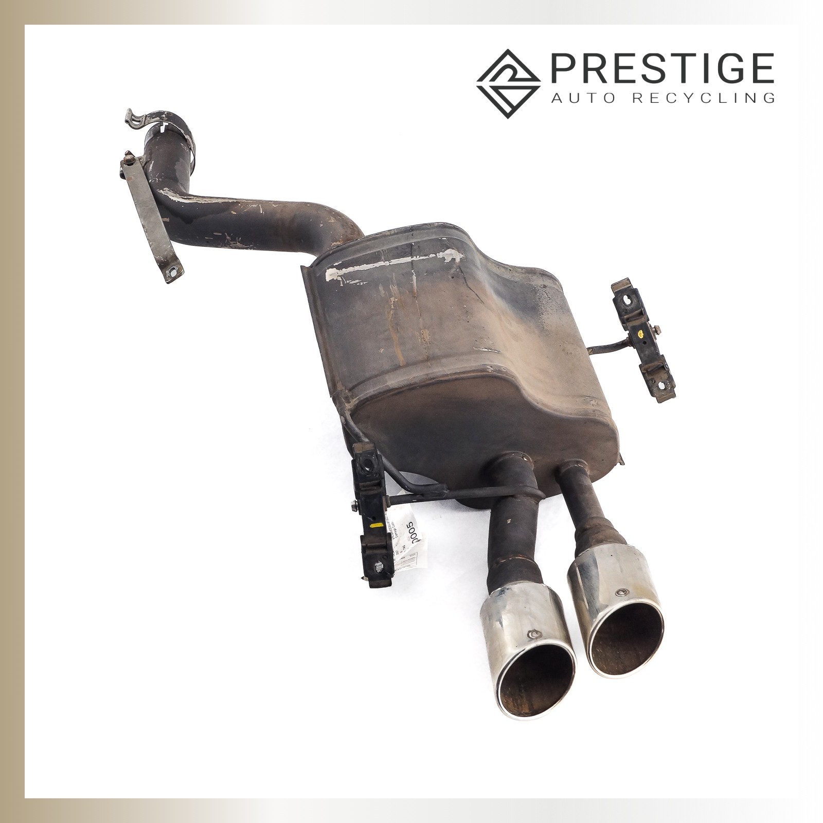 2003-2007 MASERATI QUATTROPORTE Exhaust Muffler Dual Tips Left 237916 OEM
