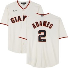Willy Adames San Francisco Giants Autographed Cream Nike Replica Jersey