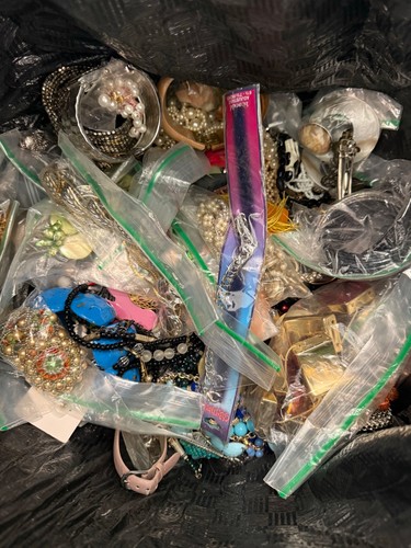 Jewelry Lot Craft Junk Harvest FULL Large Flat Rate Box Dress Up Play