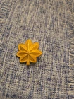 VINTAGE WW2 VIETNAM WAR US ARMY MILITARY GOLD LEAF MAJOR RANK  PIN LAPEL PIN