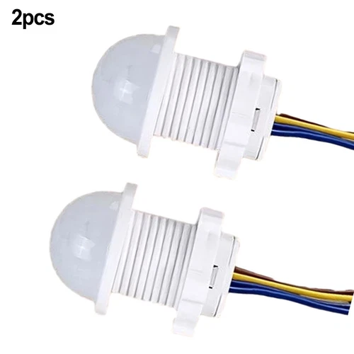 Interruptor Sensor Movimiento PIR para Luces LED 110V 220V Encendido Automático Paquete de 2 - Imagen 5 de 14