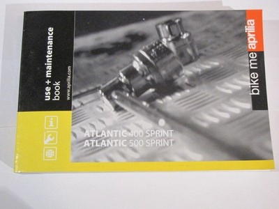 APRILIA ATLANTIC 400 500 SPRINT GEBRAUCHS- UND WARTUNGSBUCH...