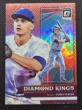 2022 Panini Donruss Optic - Diamond Kings Corey Seager #15 Red Dragon Prizm /99