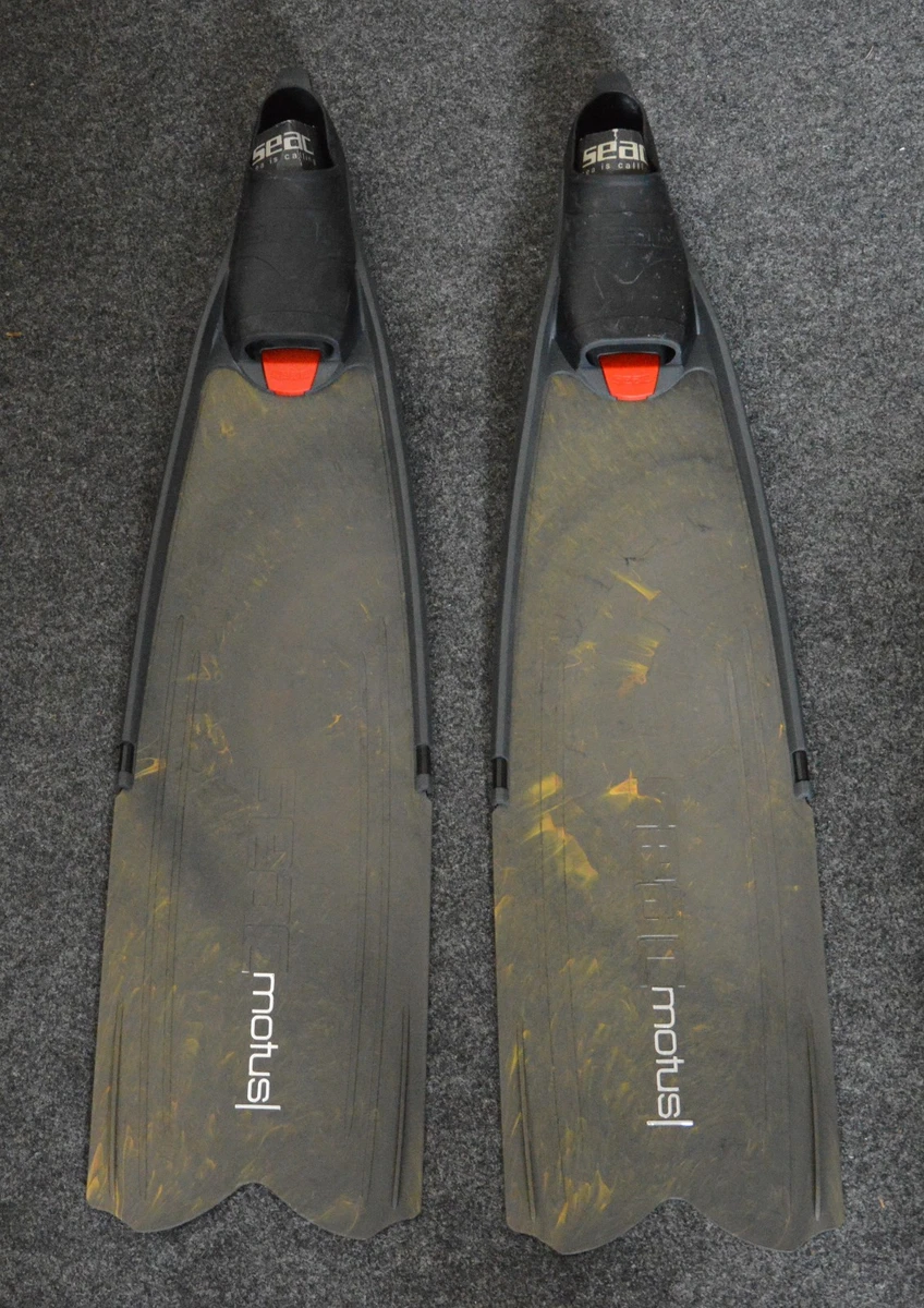 Seac Motus Freediving Fins Flossen 39-40 Spearfishing Camo UK 5.5-6.5 NEU NEW
