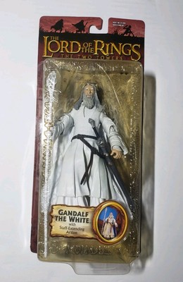 Toy Biz LOTR The Two Towers GANDALF THE WHITE FIGURE *MINTY* Lord of the Rings