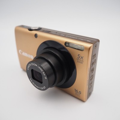 Mint] Canon Powershot A3400 IS Gold Compact Digital Camera w/Box