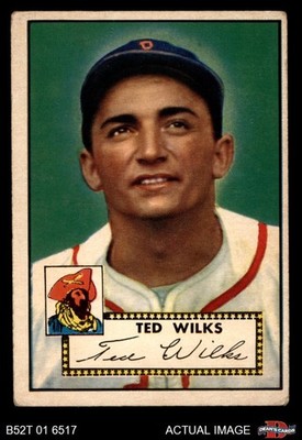 1952 Topps #109 Ted Wilks Pirates 2 - GOOD