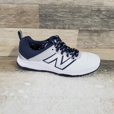 New Balance Fresh Foam Contend V2 Womens Golf Shoes Sz 7.5 D Navy White Sneakers