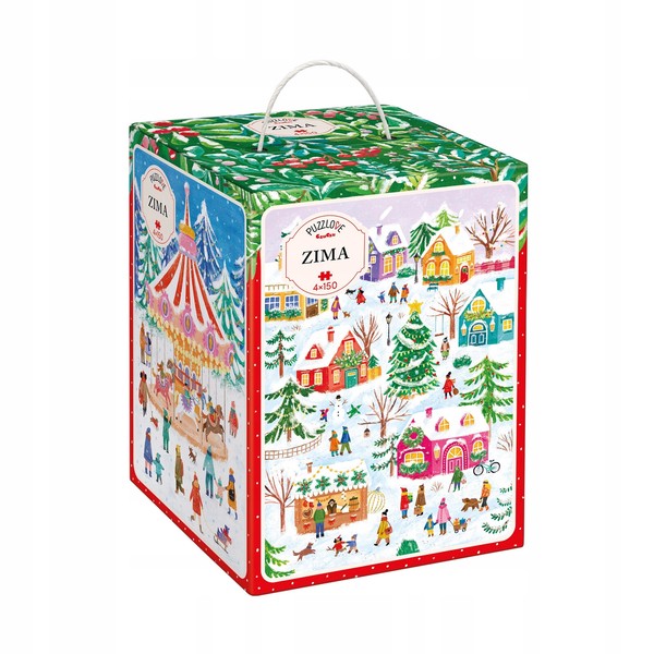 Puzzle Czuczu 600 ElementóW Puzzlove Czuczu Zima Bright Junior Media-image