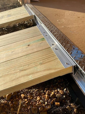 Build Your Own Ramp for Shed or Building - DIY Aluminum Ramp Kit (200501 72'' J-C
