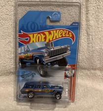 Hot Wheels '64 Nova Wagon Gasser 2017 Muscle Mania Blue Never Opened
