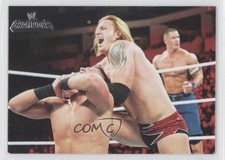 2011 Topps WWE Champions Tag Team Heath Slater Justin Gabriel #32 Patch 5c5