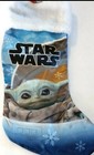 Disney RUZ Baby Yoda Mandalorian Star Wars 18''  Satin Christmas Stocking New