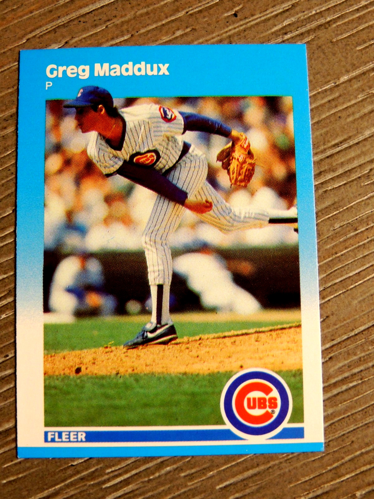 GREG MADDUX  1987 FLEER UPDATE ROOKIE #-68    CUBS  BRAVES HOF LEGEND