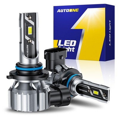 AUTOONE 9005 HB3 LED Headlight Super Bright Bulbs Kit HIGH/LOW 6500K Beam White`