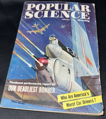 Vintage Auto Collectible: Vintage Popular Science Magazine January 1957
