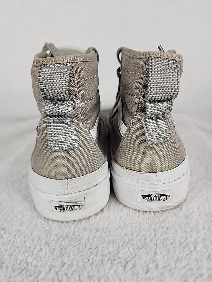 Vans Sk8-Hi Sentry Waffle Cup French Oak Canvas Sneakers Size Men's 4 Womens 5.5 - Image 4 of 4