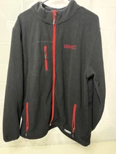 GMC Choko Black Zip Up Fleece Jacket Size L