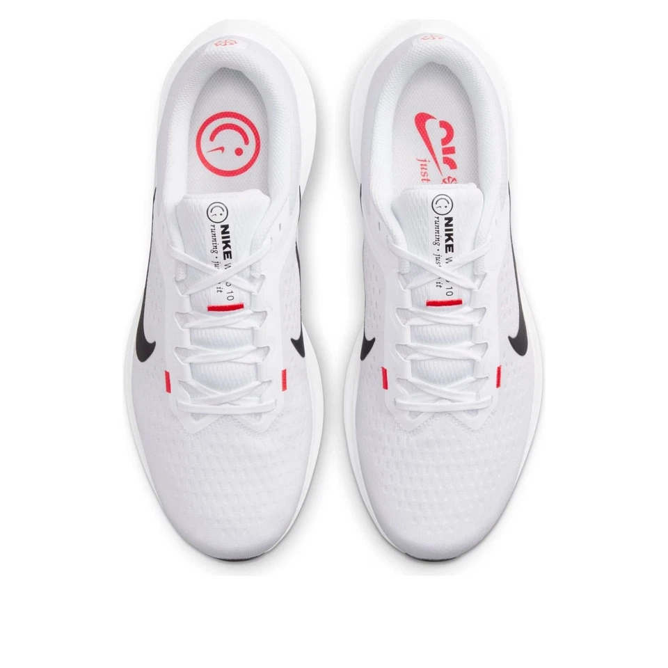 Nike Air Zoom Winflo 10 'White Black Crimson' - Image 4 of 4