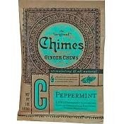Chimes Ginger Chews с перечной мятой, 5 унций, пакетик