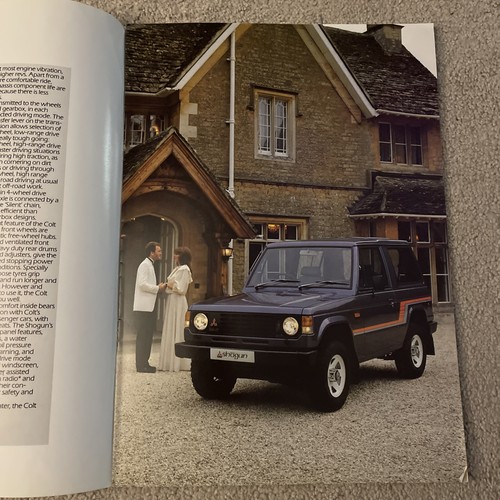 Mitsubishi Shogun 4-Wheel Drive Brochure 1984 - Picture 2 of 6