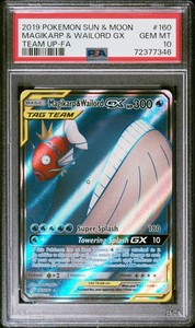 Magikarp & Wailord GX 2019 Sun & Moon: Team Up #160/181 Holo