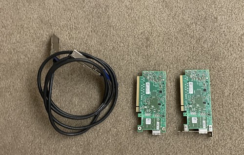 Dell 6FKDT Mellanox ConnectX-5 VPI CX555A 100GB QSFP Network Adapter QSFP Cable - Picture 2 of 2