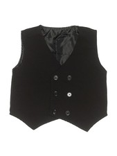 Unbranded Boys Black Tuxedo Vest 3