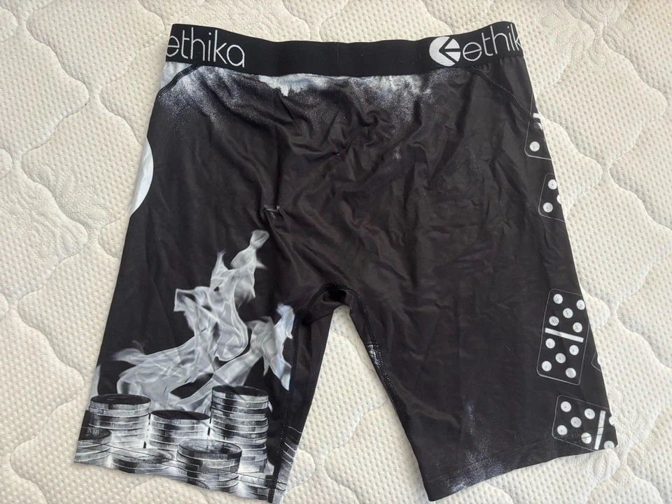 Ropa interior para hombre Ethika talla grande calzoncillos boxer The Staple Fit Numbers Everywhere Foto 2 de 2