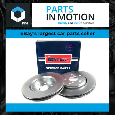 2x Brake Discs Pair Vented Front 298mm BBD5502 Borg & Beck Set 43512F4010 New