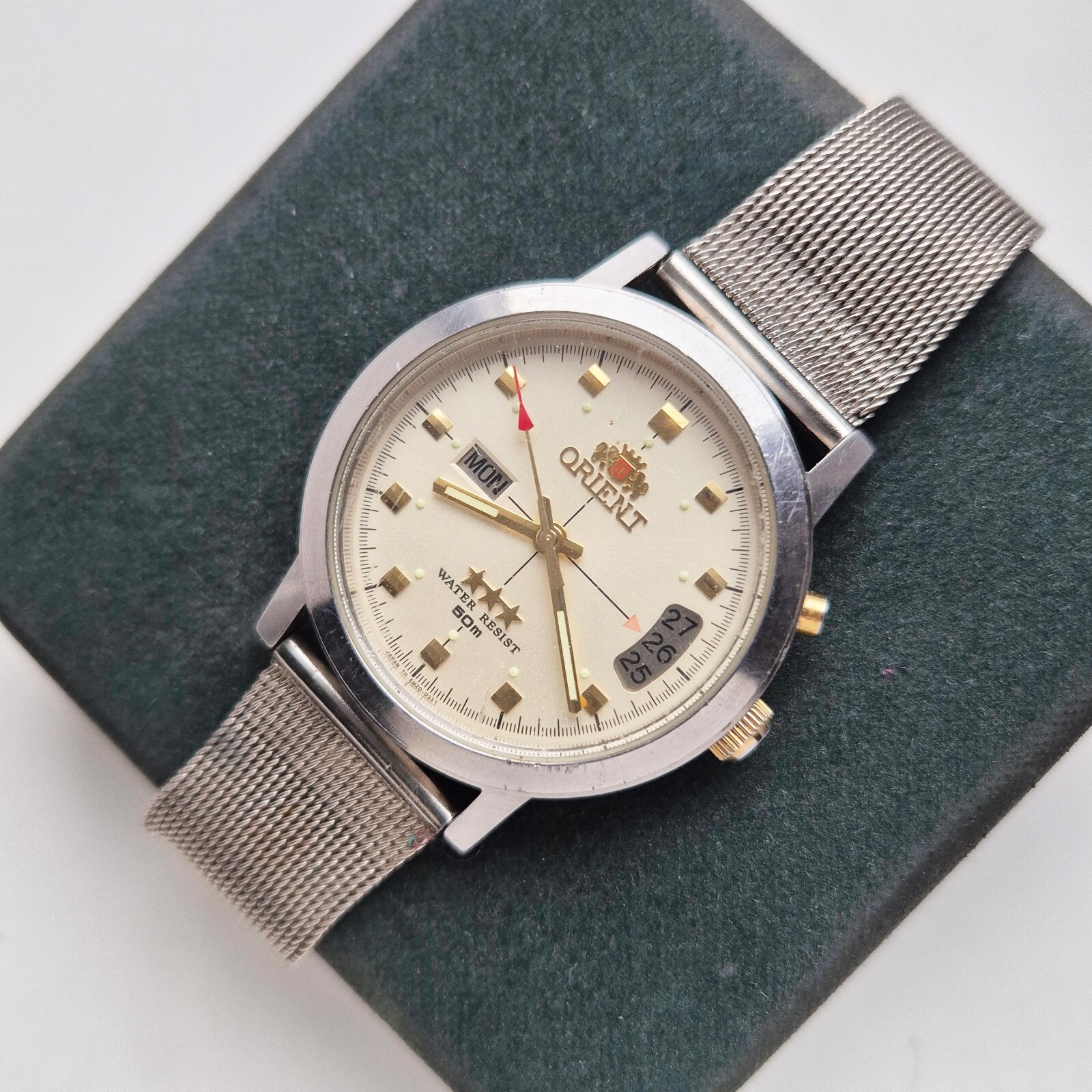 Watch Orient College Calendar Automatic Vintage C… - image 4