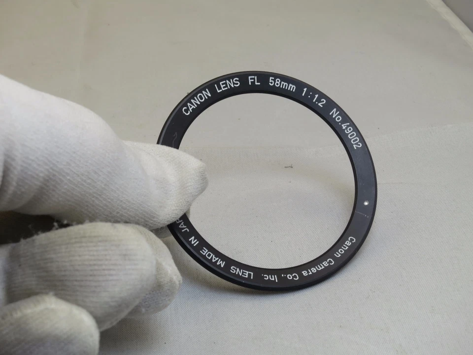 Canon Lens FL 58mm f1.2 Lens Logo Decal ring only (lens part) - Image 2 of 4
