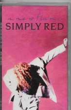 SIMPLY RED-A NEW FLAME. CASSETTE.