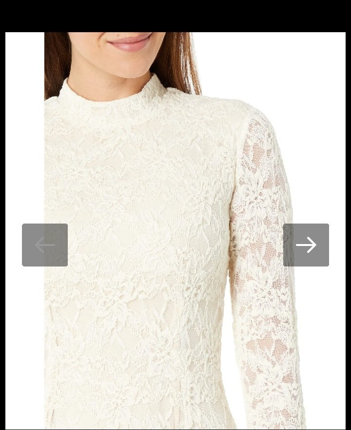 bardot vezza lace dress NEW NWT $129 BARDOT Vezza Lace Dress 60's Retro Boho MINI L 8 Fits 6 Stretch