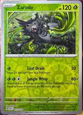 Zarude Rare Reverse Holo Pokemon TCG Card 011/191