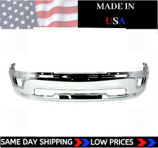 New Usa Made Chrome Front Bumper For 2009-2012 Ram 1500 With Fogs Ships Today