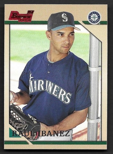 1996 1st Bowman #267 Raul Ibanez RC Seattle Mariners